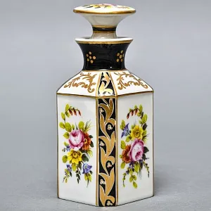 Антикварный Парфюмерный флакон, Edme Samson Франция, конец XIX - начало ХХ века.