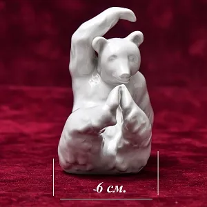 Коллекционная Фарфоровая статуэтка «МЕДВЕДЬ», KPM Германия, вторая половина ХХ века. 