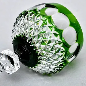 Пять Бокалов для Вина из Цветного Хрусталя, Barthmann Германия, начало 70-х годов ХХ века. 