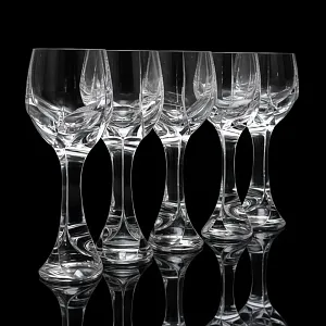 Редкость! Хрустальные Бокалы - Фужеры для Вина серия «Neptune», BACCARAT, Франция, 80 -гг. 