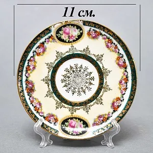 Антикварная Фарфоровая Кофейная пара «Две нимфы и путти», Erdmann Schlegelmilch Германия. 