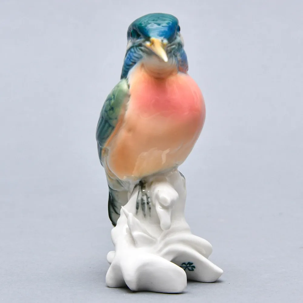 Птица - Статуэтка «Зимородок», Фарфор Карл Энс / Karl Ens, Германия, 50-е годы ХХ века.