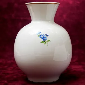 Фарфоровая Ваза «Цветочный Букет» Н -19 см., MEISSEN / МЕЙСЕН, Германия.