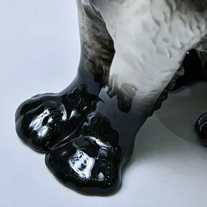 Большая Фарфоровая статуэтка «Спаниель», Goebel Германия, 1971 - 1991 года.