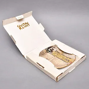 Коллекционная Тарелка «Шедевры Густава Климта. Жажда счастья», Фарфор Lilien Porzellan Австрия, 1991 год. 