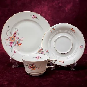 Чайный сервиз «TIRANA» на 4-е персоны Фарфор Розенталь / Rosenthal Германия -1930 год.