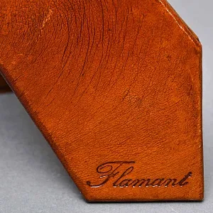 Редкость! Эксклюзивный Кабинетный Настольный Набор Четыре Предмета «БЮРО», Кожа Flamant, Бельгия.