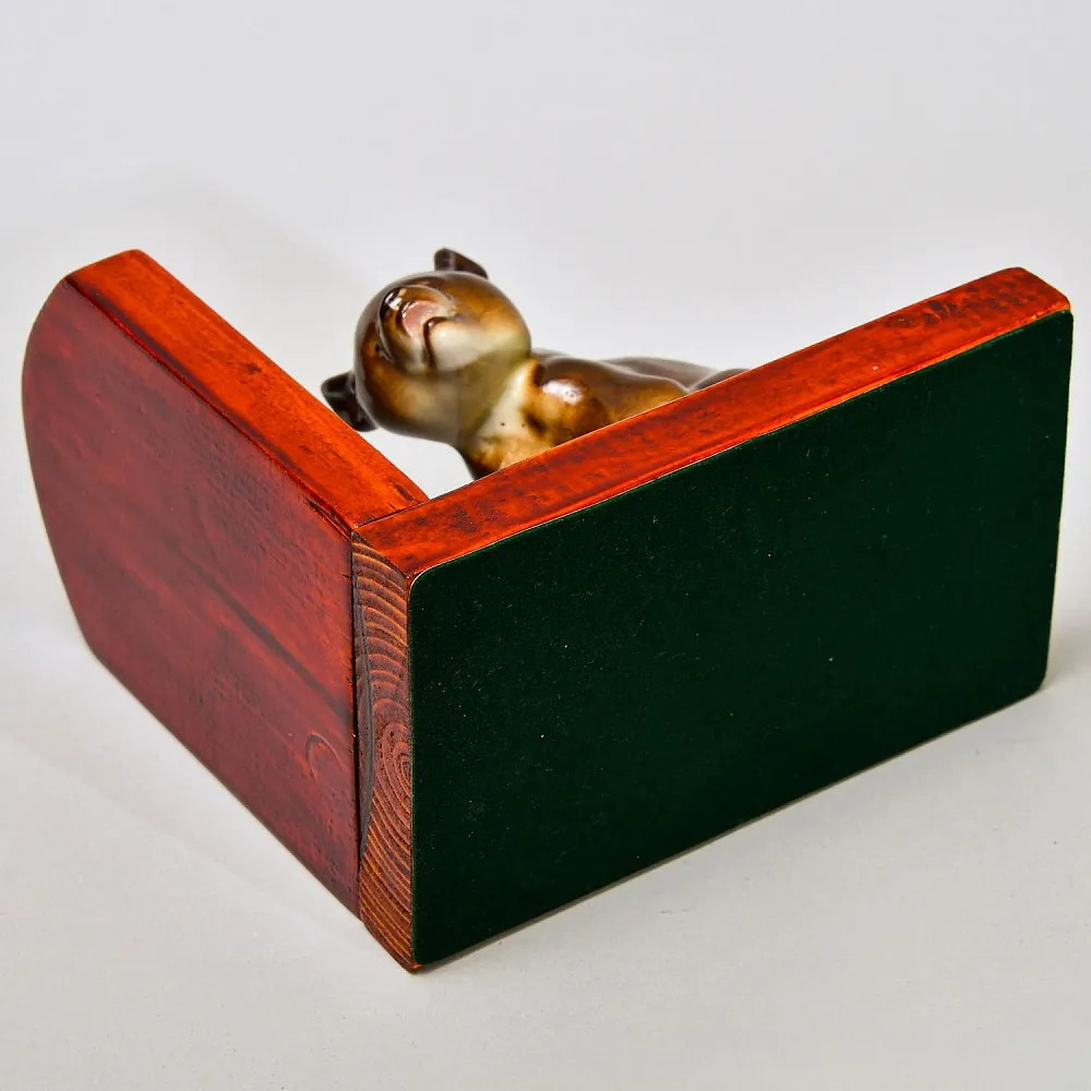 Букенды - Держатель - Ограничитель - Подставка для книг «Бурые Медведи» Фарфор СССР 60 -е годы ХХ век.