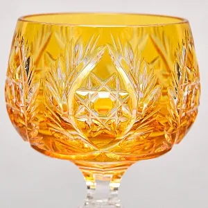 Редкость! Хрустальные Рюмки 4-е штуки серия «FLIRT», Knittel FAKIRIS Германия, 60 -е годы ХХ века.