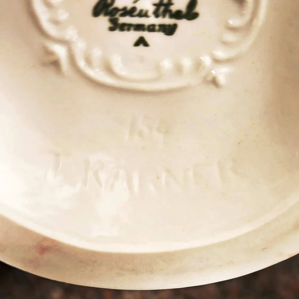 Коллекционная Фарфоровая статуэтка «Попугай Сине-Желтый АРА», ROSENTHAL Германия - 1936 год. 