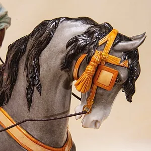 Редкая!!! Большая Фарфоровая Cтатуэтка «АРАБСКИЙ ВОИН» Shheibe - Alsbach Германия -1962год.