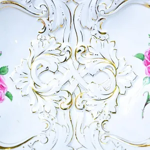 Коллекционное Сервировочное Блюдо - Сухарница - Тарелка,  Фарфор MEISSEN Германия, 1924 - 1934 года.