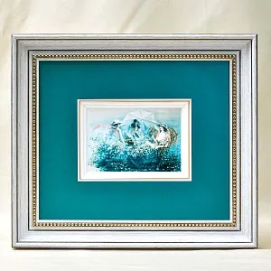 Картина - Панно - Фарфоровая Плакетка «Пикник», Villeroy&Boch Германия - 1985 год.