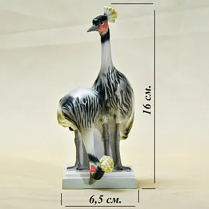 Коллекционная Фарфоровая статуэтка "Птицы. Венценосные журавли", Германия первая половина ХХ века.