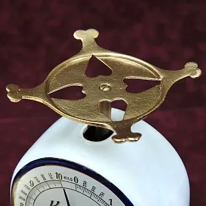 Редкость! Антикварные Кухонные Фарфоровые Весы на 10 кг. KRUPS IDEAL, Германия -1915 год.