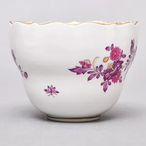 Фарфоровый Чайный Сервиз «Индийские цветы» на 6-ть персон, MEISSEN / МЕЙСЕН Германия. 