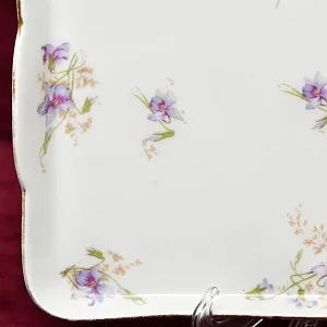 Антикварный Порционный Набор Соусников на Подносе, Фарфор Limoges Франция, начало ХХ века.