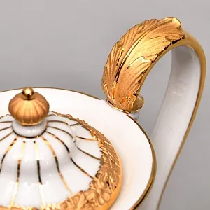 Редкость! Фарфоровый Кофейный сервиз на 6 персон - 21 предмет, Х форма MEISSEN, Германия.