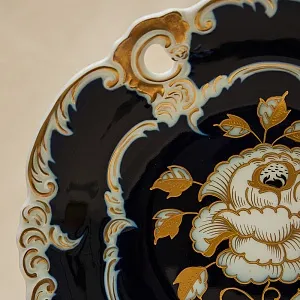 Коллекционное Сервировочное Блюдо «Золотая Роза» WALLENDORF, Германия -1963 год.