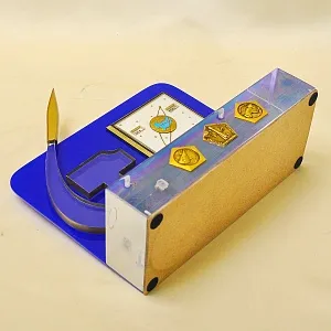 Редкость! Настольное Агитационное Панно - Сувенир - Календарь «Советский Космос», СССР.