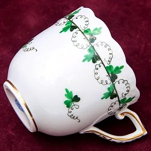 Классический Кофейный Сервиз PERSIL на 6 персон, 16 предметов. Фарфор HEREND, Венгрия.