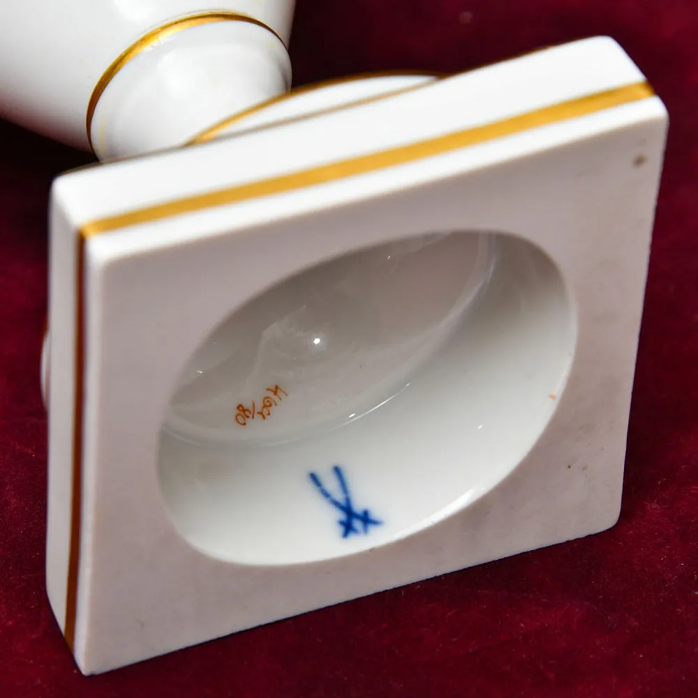 Коллекционная Фарфоровая Ваза «Цветочный Букет», MEISSEN Германия, середина ХХ века.