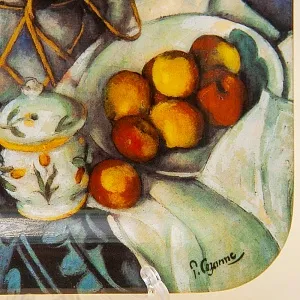 Коллекционная Тарелка «Натюрморт с Яблоками» серия «Натюрморты Поля Сезана» Германия -1994г.