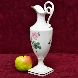 Коллекционный Фарфоровый Кувшин - Ваза «Садовые Розы», KAISER Porzellan Германия, 1960 - 1967 годы.