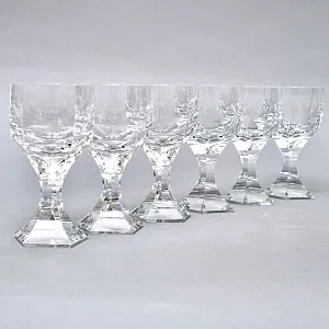 Редкость! Хрустальные Бокалы - Фужеры для Вина серия «Mercury», BACCARAT, Франция, 80 -гг. 