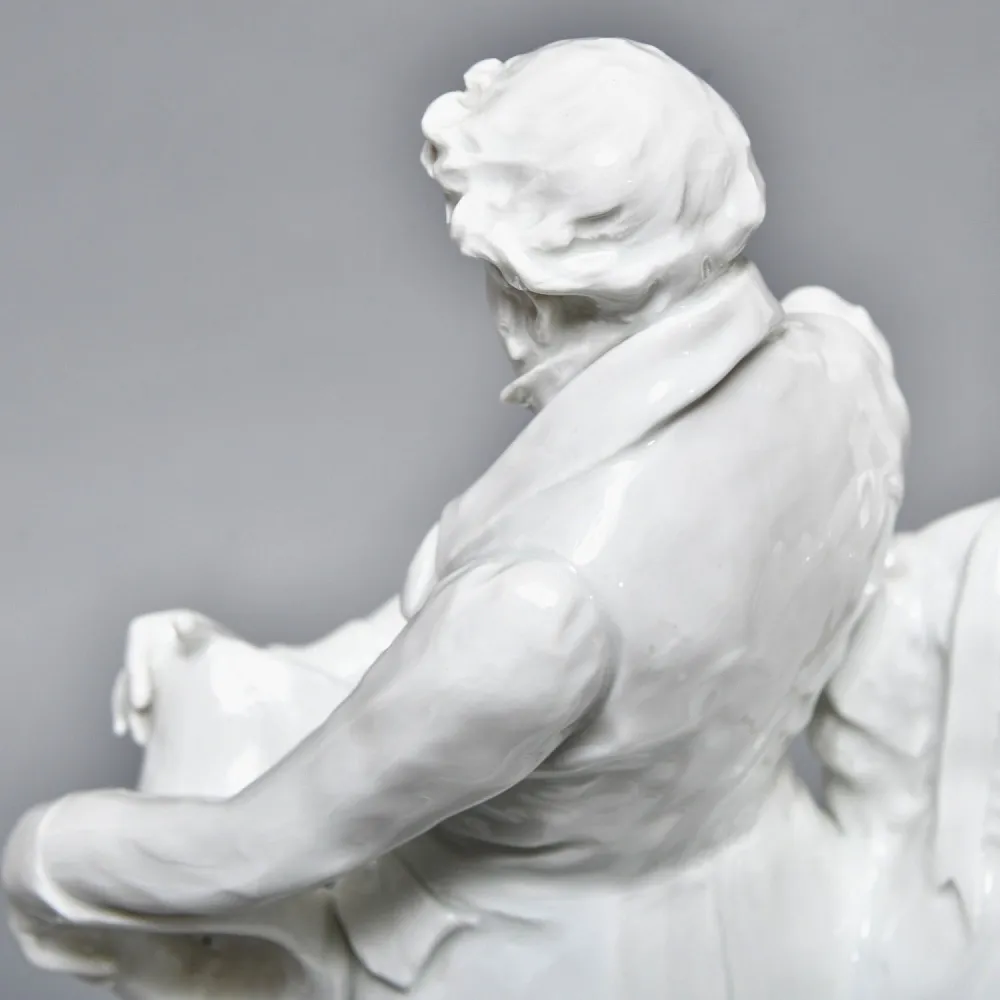 Антикварная Фарфоровая статуэтка «Дама с кавалером. Размолвка», ROSENTHAL Германия - 1926 год. 