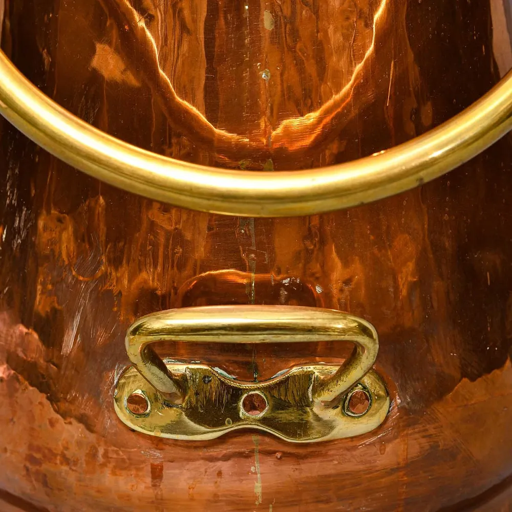 Высокий Медный Зольник или Подставка для зонтов и тростей, Бельгия середине ХХ века.