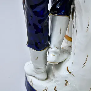 Большая Фарфоровая Статуэтка «Юноша Водонос» ROYAL DUX BOHEMIA, Чехословакия -1957 год.