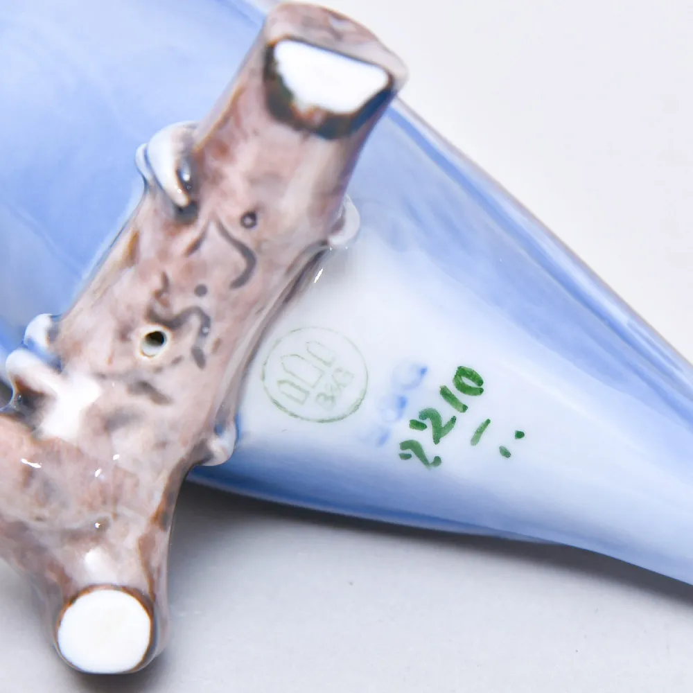 Авторская Фарфоровая статуэтка «Волнистый попугай», Bing&Grøndahl Дания,  1970 - 1983 гг.