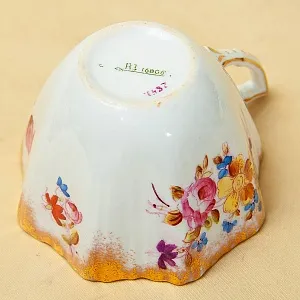 Антикварная, Коллекционная Чайная пара +Тарелка (Тройка) , Англия, конец ХIX - начало ХХ века.