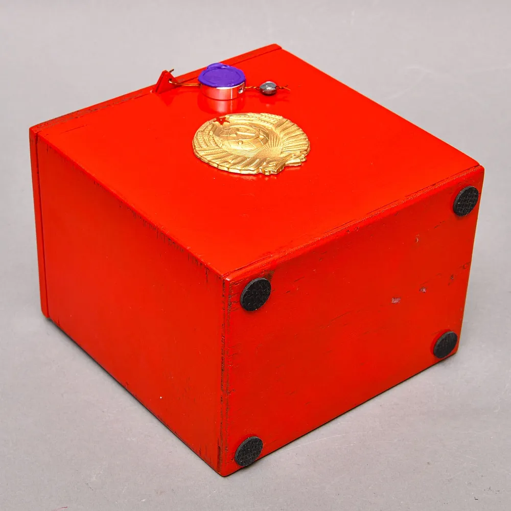 Редкость!!! Оригинальная «Выездная Урна для голосования» - Ящик, Дерево, СССР -1980 г.