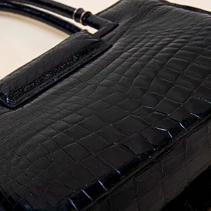 Сумка Дамская из Натуральной Крокодиловой Кожи Западная Германия 50 -е годы ХХ века..