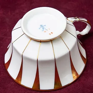 Чайный Сервиз в стиле АМПИР на 12 персон - 42 предмета, Furstenberg, Германия середина ХХ века.