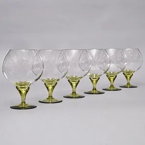 Бокалы для Коньяка «Papyrus», Хрусталь Rosenthal Studio Line, Германия -1960 - 1969 годы.
