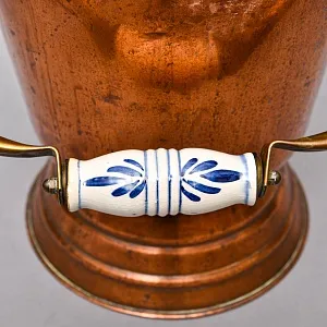 Редкость!!! Старинное Большое Медное Ведро для Угля - Зольник. Англия начало ХХ века.