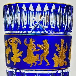 Авторская Коллекционная Ваза «Jupiter. Dance De Flore», хрусталь VAL SAINT LAMBERT, Бельгия.