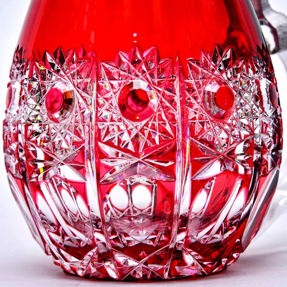 Винтажная Хрустальная Пивная Кружка с оловянной крышкой, NACHTMANN Германия, 60 гг.