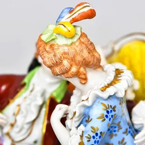 Коллекционная Фарфоровая статуэтка «Признание в любви», SP Dresden Германия.