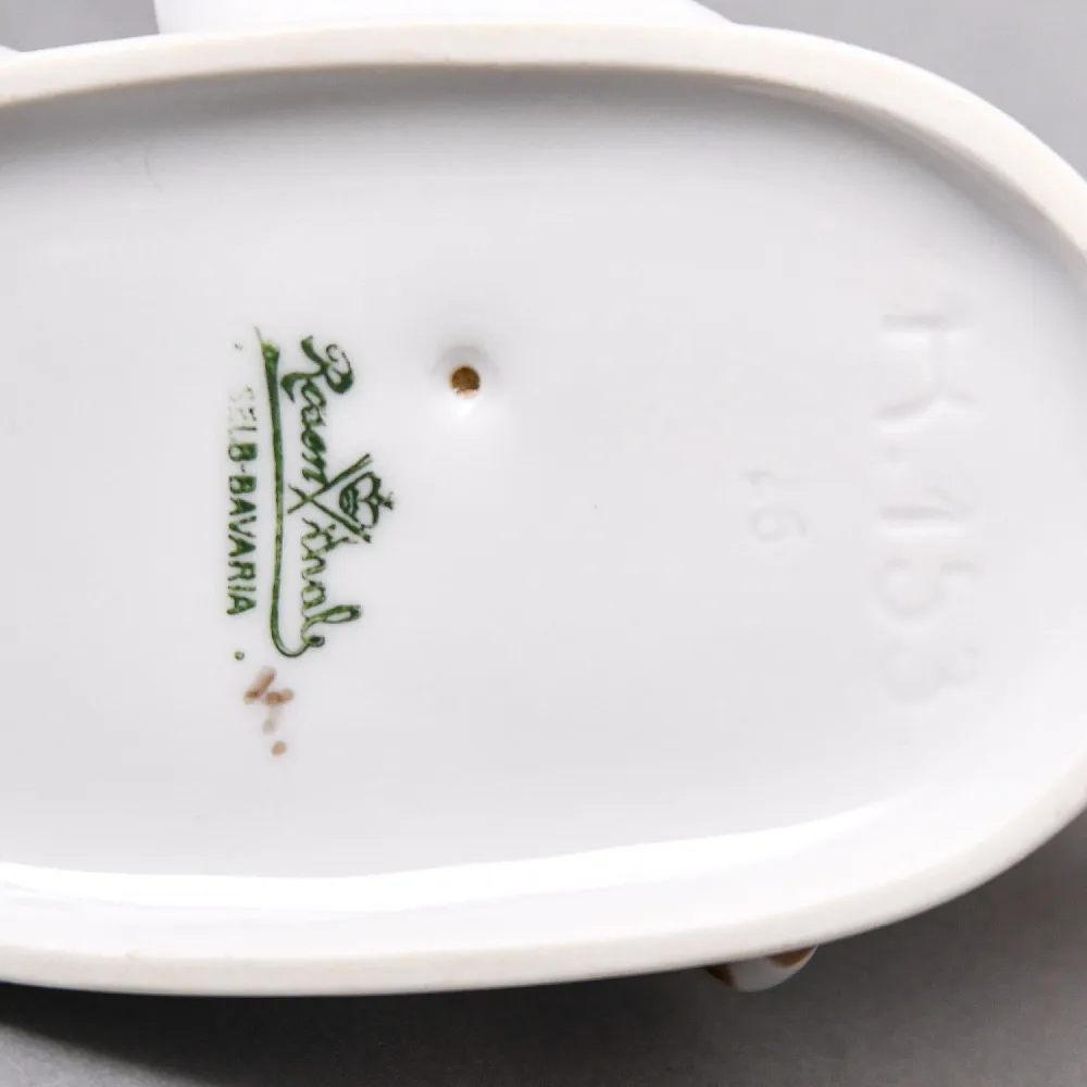 Антикварная Фарфоровая статуэтка «Два гуся», ROSENTHAL Германия - 1923 год. 