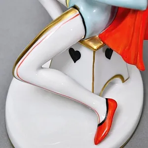 Редкая! Коллекционная Фарфоровая статуэтка «Придворный шут», GOEBEL Германия - 1986 год. 