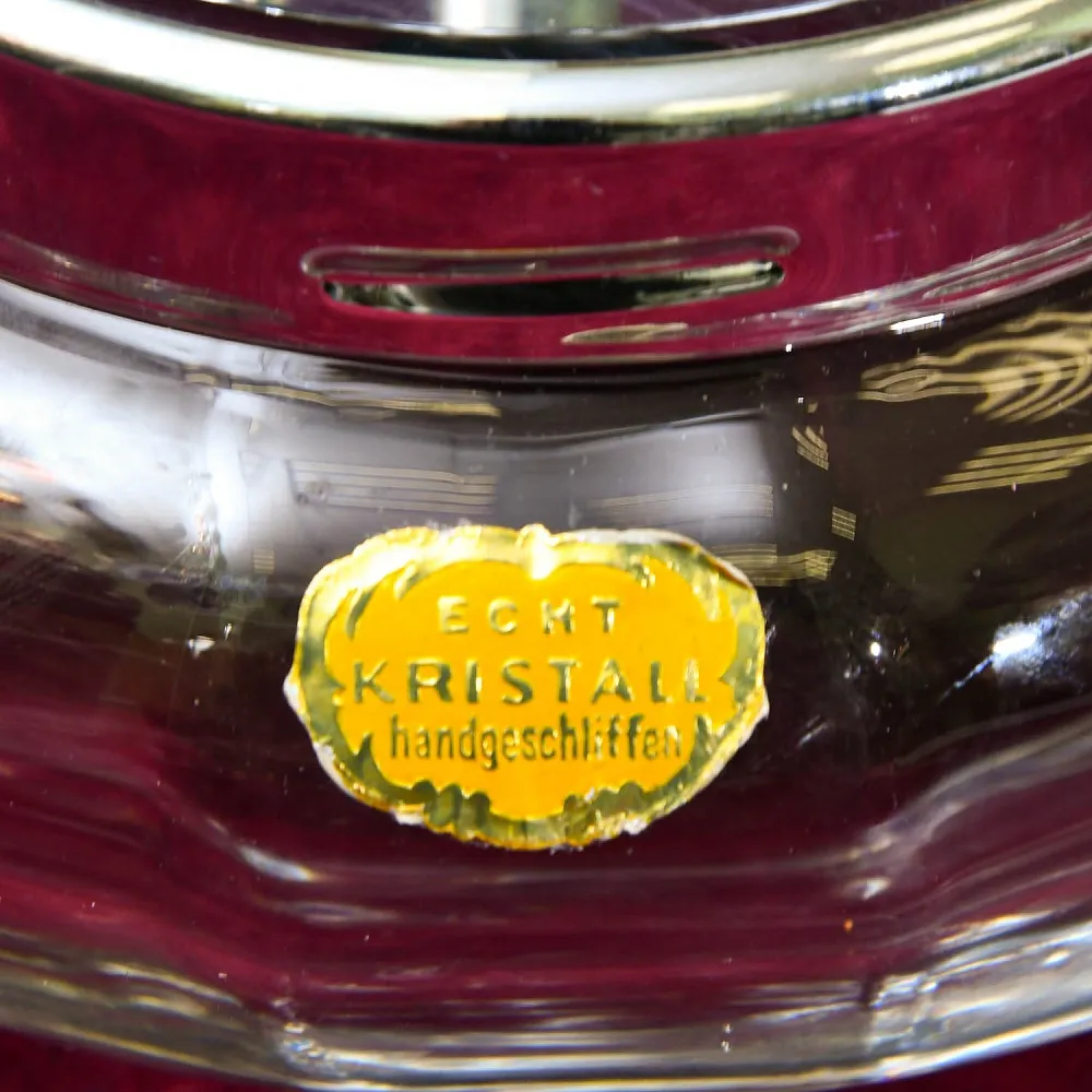 Хрустальная Пепельница с механизмом «ЮЛА», NACHTMANN Германия, конец 60-х гг.