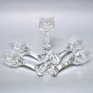 Редкость! Хрустальные Бокалы - Фужеры для Вина серия «Neptune», BACCARAT, Франция, 80 -гг. 