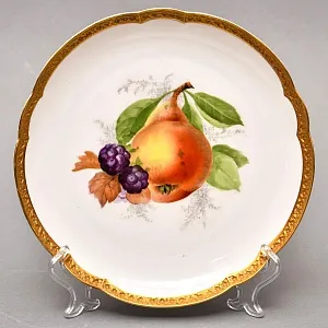 Антикварный Набор из 6-ти Фарфоровых тарелок «ФРУКТЫ-ЯГОДЫ», Rosenthal Германия, 1922- 1933 гг.