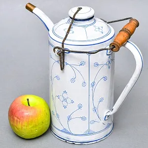 Антикварный Эмалированный Бидон - Канистра для Бензина на 2 литра. Германия 1914 год.