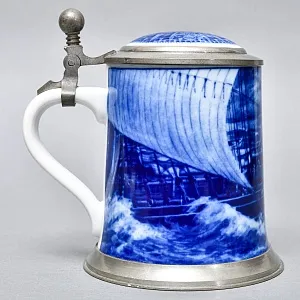 Коллекционная Пивная Кружка «Барк „Фюрст Бисмарк“ в Ревущих Сороковых», Berlin Design Германия -1979 год.