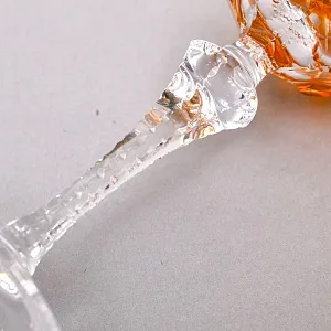 Хрустальный Бокал для вина жёлтого цвета, Karl Klokotschnik Германия -70 гг. 